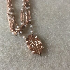 Elegant Rose Gold Pendant Necklace